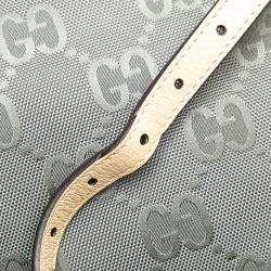 Gucci Grey Medium GG Nylon Off the Grid Convertible Tote