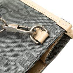 Gucci Grey Medium GG Nylon Off the Grid Convertible Tote