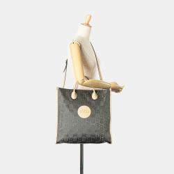 Gucci Grey Medium GG Nylon Off the Grid Convertible Tote