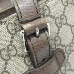 Pre Owned Gucci Brown Canvas GG Supreme Tote Bag