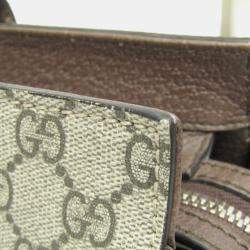 Pre Owned Gucci Brown Canvas GG Supreme Tote Bag