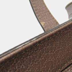 Pre Owned Gucci Brown Canvas GG Supreme Tote Bag