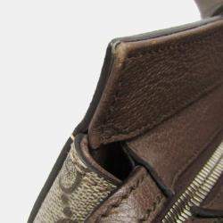 Pre Owned Gucci Brown Canvas GG Supreme Tote Bag