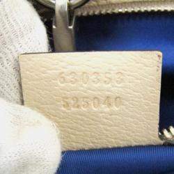 Gucci Blue Off-White Off The Grid GG Nylon Canvas Leather Shoulder Bag