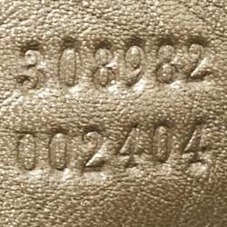 مملوكة مسبقًا حقيبة كتف غوتشي سلسلة جلد ذهب شاحب متوسطة