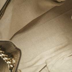 مملوكة مسبقًا حقيبة كتف غوتشي سلسلة جلد ذهب شاحب متوسطة