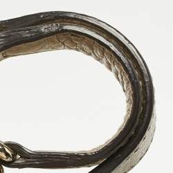 مملوكة مسبقًا حقيبة كتف غوتشي سلسلة جلد ذهب شاحب متوسطة