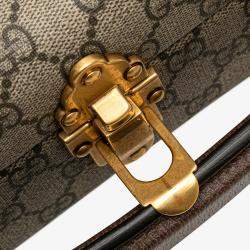 Gucci Beige/Brown Disney GG Supreme Donald Duck Savoy Vanity Case