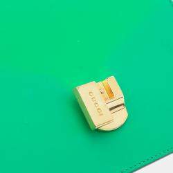 Gucci Green Mini Leather Sylvie Satchel