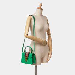 Gucci Green Mini Leather Sylvie Satchel