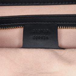 Gucci Navy Blue Suede Ophidia Satchel