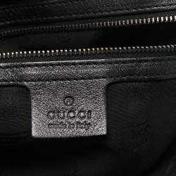 Gucci Black Soft Leather Galaxy Hobo