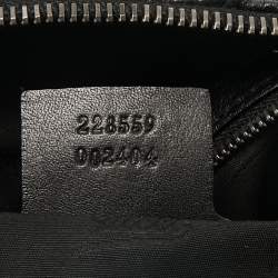 Gucci Black Soft Leather Galaxy Hobo