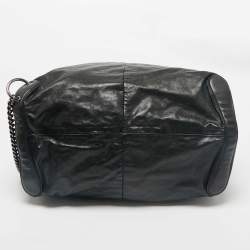 Gucci Black Soft Leather Galaxy Hobo