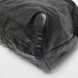 Gucci Black Soft Leather Galaxy Hobo