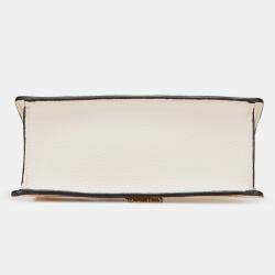 Gucci White Mini Calfskin Bee Star Sylvie Satchel