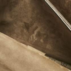 Gucci Beige GG Supreme Canvas and Suede Medium Dionysus Shoulder Bag