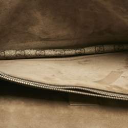 Gucci Beige GG Supreme Canvas and Suede Medium Dionysus Shoulder Bag