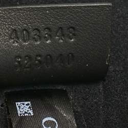 Gucci Black/Beige GG Supreme Canvas and Suede Medium Dionysus Shoulder Bag