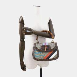 Gucci GG Supreme Medium Bamboo 1947 Handle Bag
