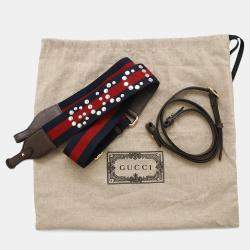Gucci Beige Gg Supreme Canvas Leather Small Ophidia Shoulder Bag 