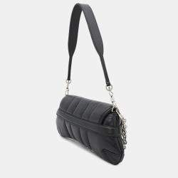 Gucci Black Leather Horsebit Shoulder Bag 