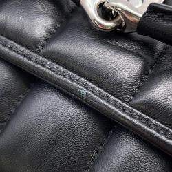 Gucci Black Leather Horsebit Shoulder Bag 