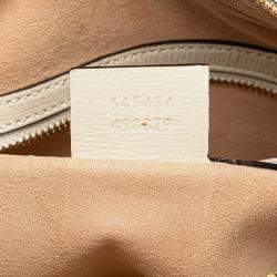 Gucci Beige/Brown Small GG Supreme Horsebit 1955 Crossbody