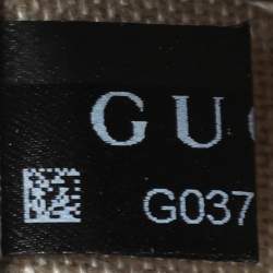 Pre Owned Gucci Black Leather Dollar Interlocking GG Shoulder Bag