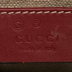 Gucci Red Microguccissima Leather Mini Emily Chain Crossbody Bag