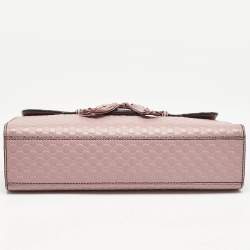 Gucci Pink Microguccissima Leather Medium Emily Chain Shoulder Bag