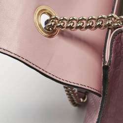 Gucci Pink Microguccissima Leather Medium Emily Chain Shoulder Bag