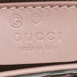 Gucci Pink Microguccissima Leather Medium Emily Chain Shoulder Bag