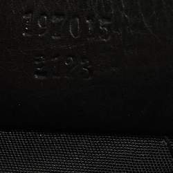 Gucci Silver/black Python Large Hysteria Clutch