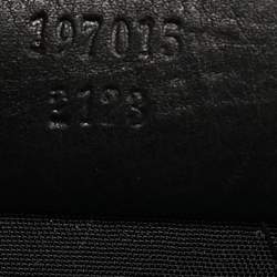 Gucci Silver/black Python Large Hysteria Clutch