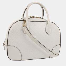 Gucci White Diamante 2way Handbag