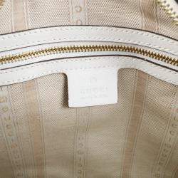 Gucci White Diamante 2way Handbag