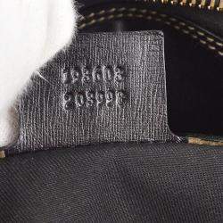 Gucci White Black GG Supreme Duffle Bag