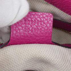 Gucci Pink Purple Soho Tote Handbag