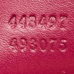 Gucci Purple Matelasse Velvet Small GG Marmont Shoulder Bag