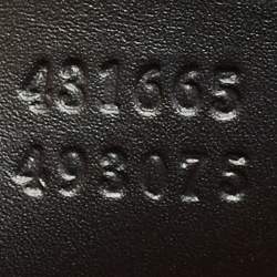 Gucci Black Leather Medium Animal Studs Sylvie Top Handle Bag