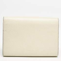 Gucci Off White Leather Dionysus Wallet on Chain