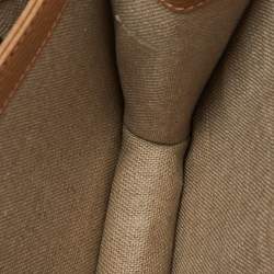 Gucci Beige Leather Dollar Interlocking G Flap Crossbody Bag