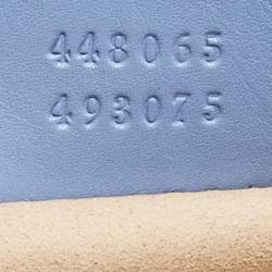 Gucci Blue Matelassé Leather Mini GG Marmont Camera Bag