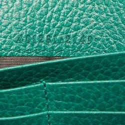 Gucci Green Leather Dionysus Wallet on Chain