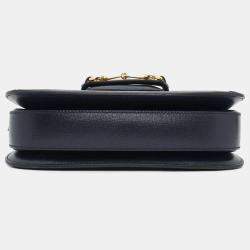 Gucci Multicolor Velour Leather Horsebit 1955 Shoulder Bag