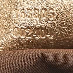 Gucci Bronze/Gold GG Fabric and Leather Princy Tote 