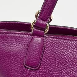 Gucci Fuchsia Pebbled Leather Soho Working Tote