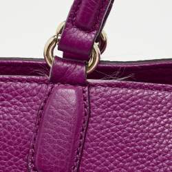 Gucci Fuchsia Pebbled Leather Soho Working Tote