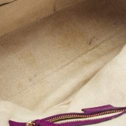 Gucci Fuchsia Pebbled Leather Soho Working Tote